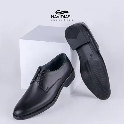 کفش مردانه چرم کلاسیک کد 7037011