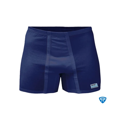 شورت پادار پنبه کش لیفه ای (پک 2 عددی) سورمه ای