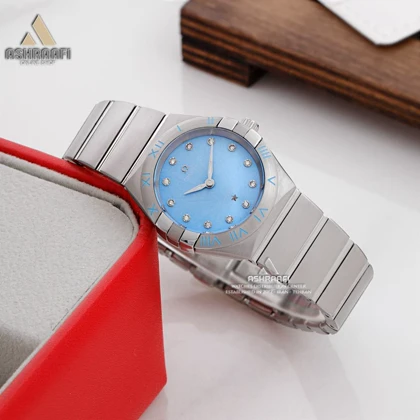 ساعت امگا صفحه آبی Omega Constellation DSB1