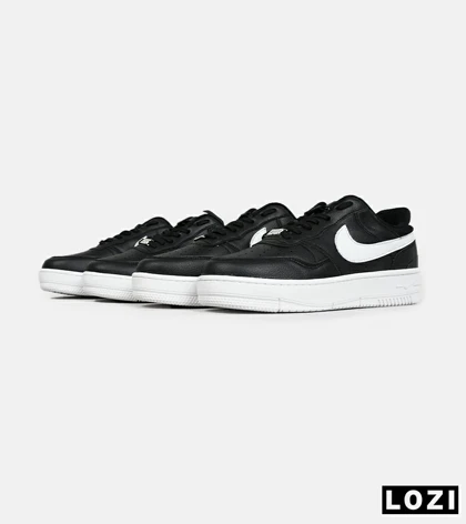 کفش کتانی بزرگ پا مشکی سفید نایک Nike Gama Force Sail مدل 6443