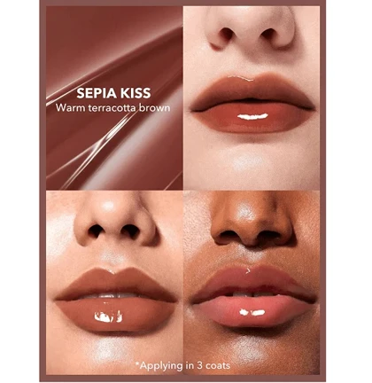 برق لب حجم دهنده شیگلم رنگ Sepia kiss