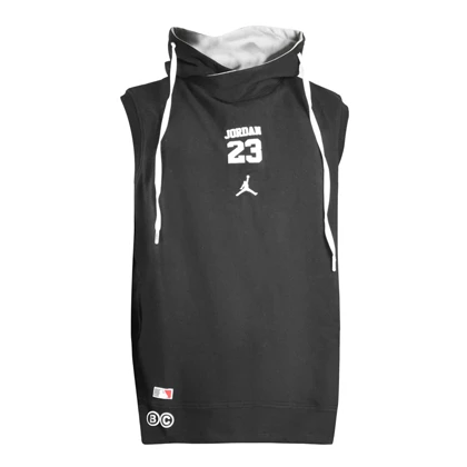 هودی آستین حلقه‌ای اسپرت جردن مدل CNA-3F0982 مشکی