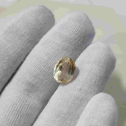 سنگ طبیعی سیترین تراش جواهری کد 2