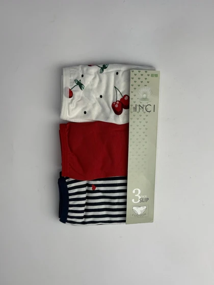 پک 3 تایی شورت زنانه نخ پنبه‌اینچی