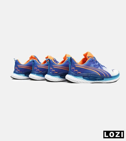 کفش کتانی ورزشی آبی سفید مردانه و زنانه PUMA مدل 4616