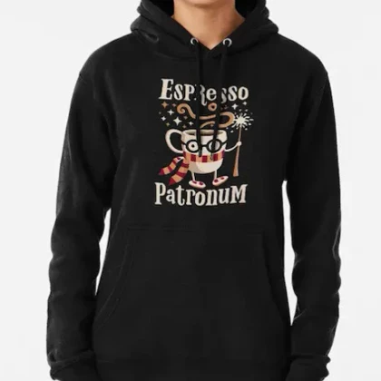 هودی Harry Potter | هودی هری پاتر طرح Espresso Patronum - Wizard Funny کد 209633