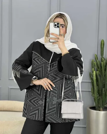 کت مزونی زنجیر دار(89)کد3558