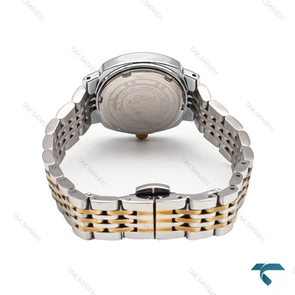ساعت الکسا A2004 زنانه دورنگ طلایی دورنگین Alexa-5881-L