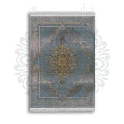*جدید* فرشینه از جنس پارچه شانل مخمل ترک طرح فانتزی برند دفه کد 663