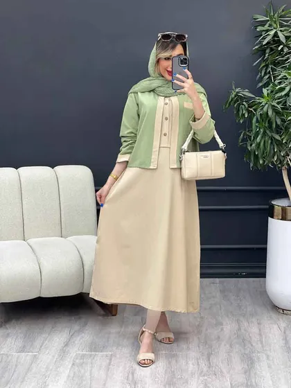 کت و پیراهن لینن نچرال