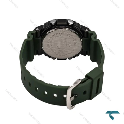 ساعت جیشاک GM5600 کاسیو مردانه سبز مشکی G-Shock-5827-G