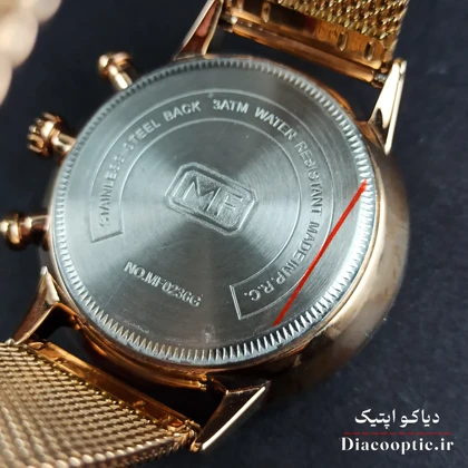 ساعت مچی مردانه اورجینال موتور ژاپن برند مینی فوکوس سه موتور مدل Mf0236G.2 بند حصیری