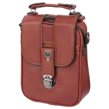 کیف دوشی چرمی qp مدل MC-139