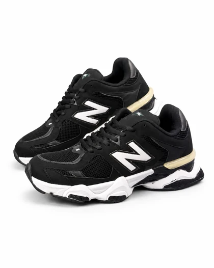 کفش کتانی بزرگ پا مدل نیوبالانس 9060 مشکی سفید New Balance 9060