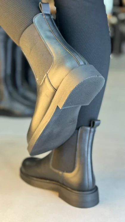 6374 - نیم بوت دوکش ساده 6374