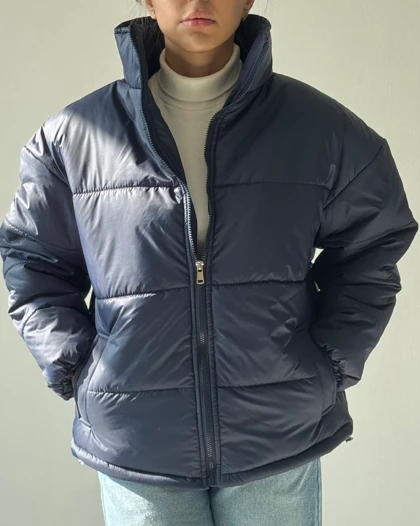 کاپشن یقه ایستاده کد 130078