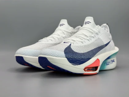 کتانی نایکی آلفا فلای سفید آبی صورتی/Nike Alpha fly
