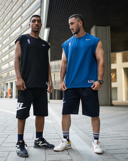 رکابی ورزشی وست NBA مشکی