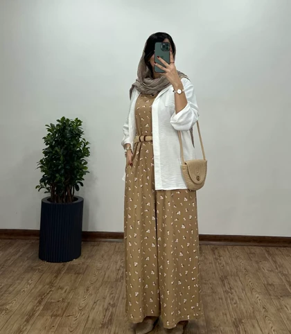 سرهمی شکوفه همراه با کمربند 6