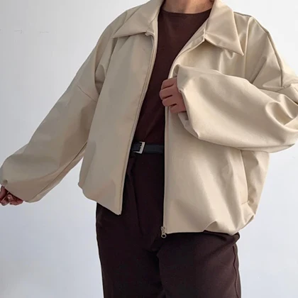 بامبر جکت چرم