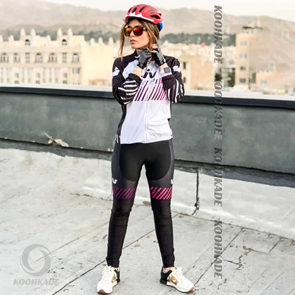 ست لباس دوچرخه سواری شلوار پد دار LIV