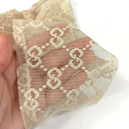 دورگ/ روسری بند دار توری طرح گوچی