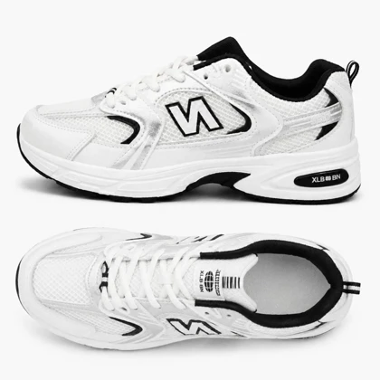 کتانی زنانه نیوبالانس سفید مشکی New Balance
