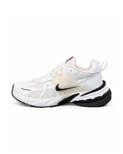 کفش کتانی مردانه بزرگ پا نایکی v2k رنگ سفید مشکی Nike V2k
