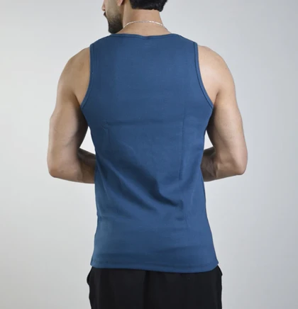 رکابی تنک تاپ کبریتی مردانه کچ مدل 4B0233 آبی نفتی