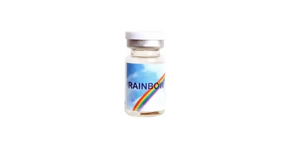 لنز رنگی سالانه رینبو Rainbow Black Pupil مناسب برای بیماری کدورت عنبیه