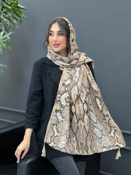 شال طرح پوست ماری