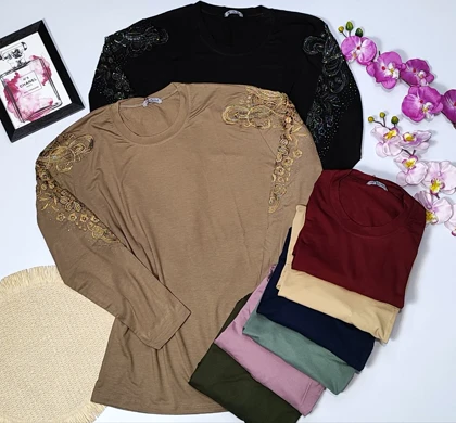 شومیز گیپوردار مدل سوگل کد 50271