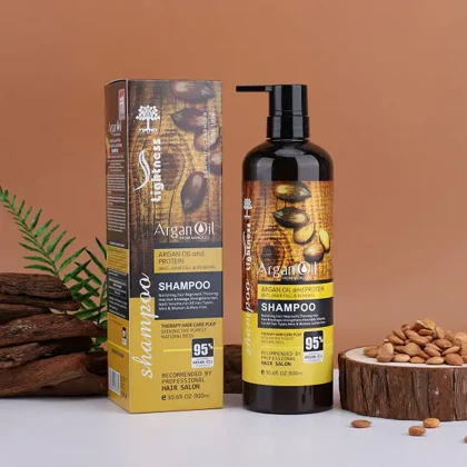 شامپو تقویت کننده و ضد ریزش مو مدل لایتنس مدل Argan Oil