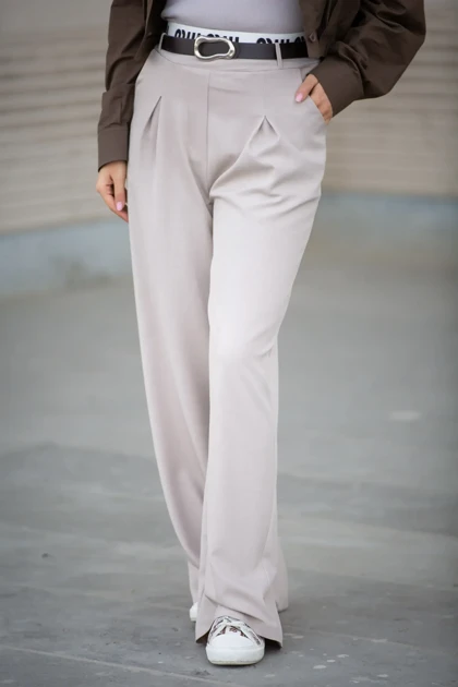 شلوار زنانه بزایاق کمر کش بافت