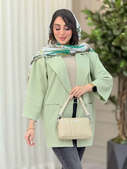 مانتو دو دکمه امیلیا