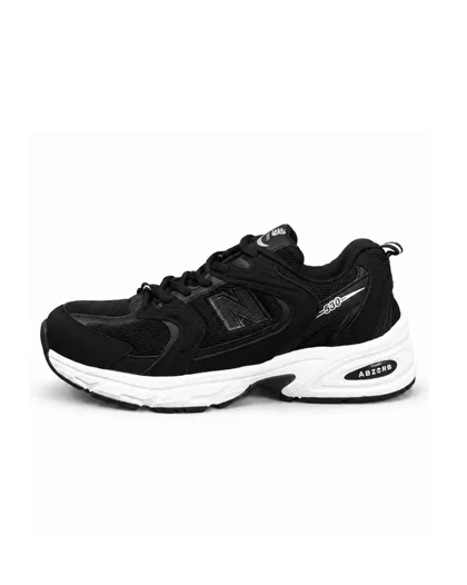 کتانی زنانه مدل نیوبالانس 530 مشکی سفید New Balance