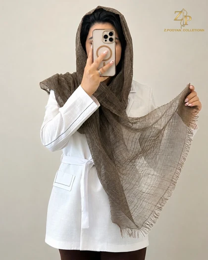 شال کنفی دور ریش زنانه