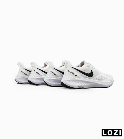 کفش کتانی بزرگ پا سفید مشکی Nike guide 10