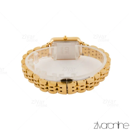 ساعت دنیل ولینگتون زنانه مستطیلی تمام طلایی 105447