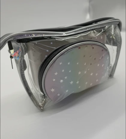 کیف لوازم آرایش سه تیکه ستاره ای