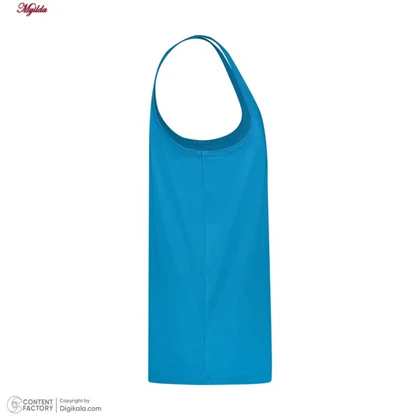 زیرپوش رکابی مردانه برهان تن پوش آبی فیروزه ای کد 1003 بسته 3 عددی