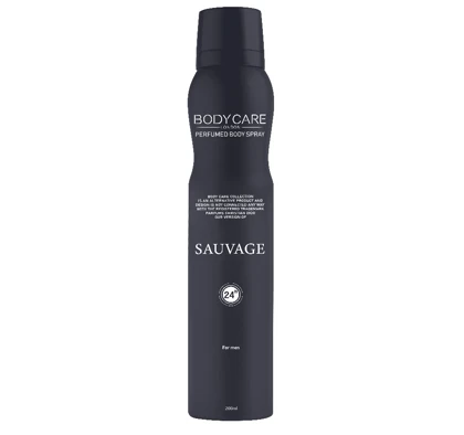 اسپری بدن مردانه بادی کر مدل ساواچ Body Care Sauvage حجم 200 میل
