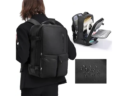 کوله پشتی لپ تاپ 17 اینچ مسافرتی بنج Bange اصل مدل BG-1800 با پورت USB