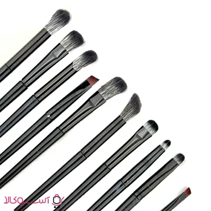 ست براش ده تیکه دسته مشکی