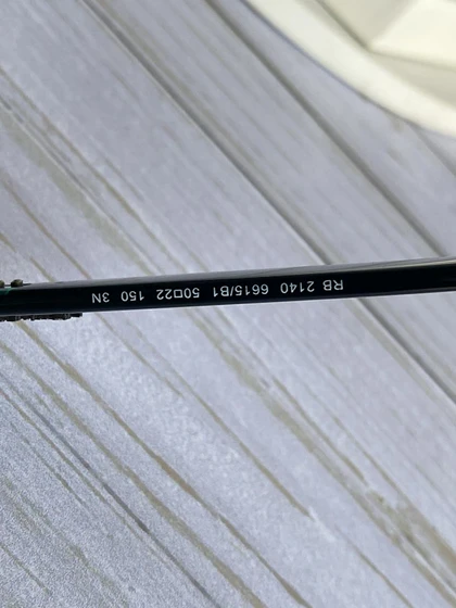 عینک آفتابی ری‌بن ویفرر RB2140 با فریم کائوچو و عدسی کریستال – محافظت کامل UV400