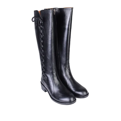 بوت چرم بندی بلند زنانه 336