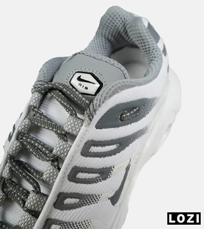 کفش کتانی مردانه و زنانه سفید طوسی NIKE AirMax Plus TN Ultra مدل 7709