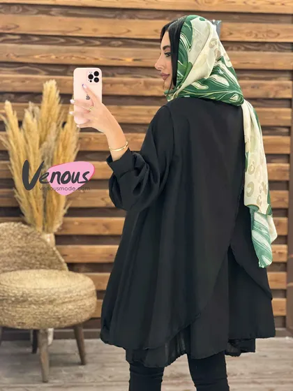 مانتو نازلی پشت ضربدری