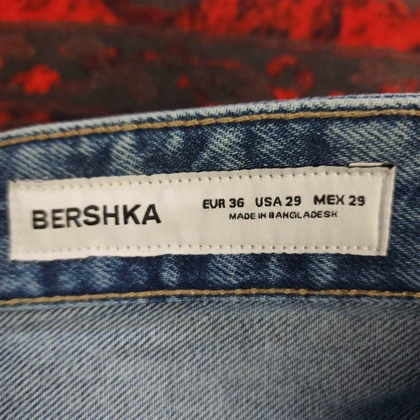 شلوار جین بگ استایل bershka بدون جنسیت کد 404