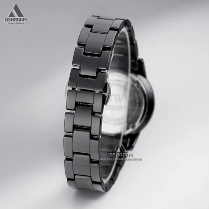 ساعت زنانه دنیل ولینگتون Daniel Wellington Iconic Link Ceramic Black